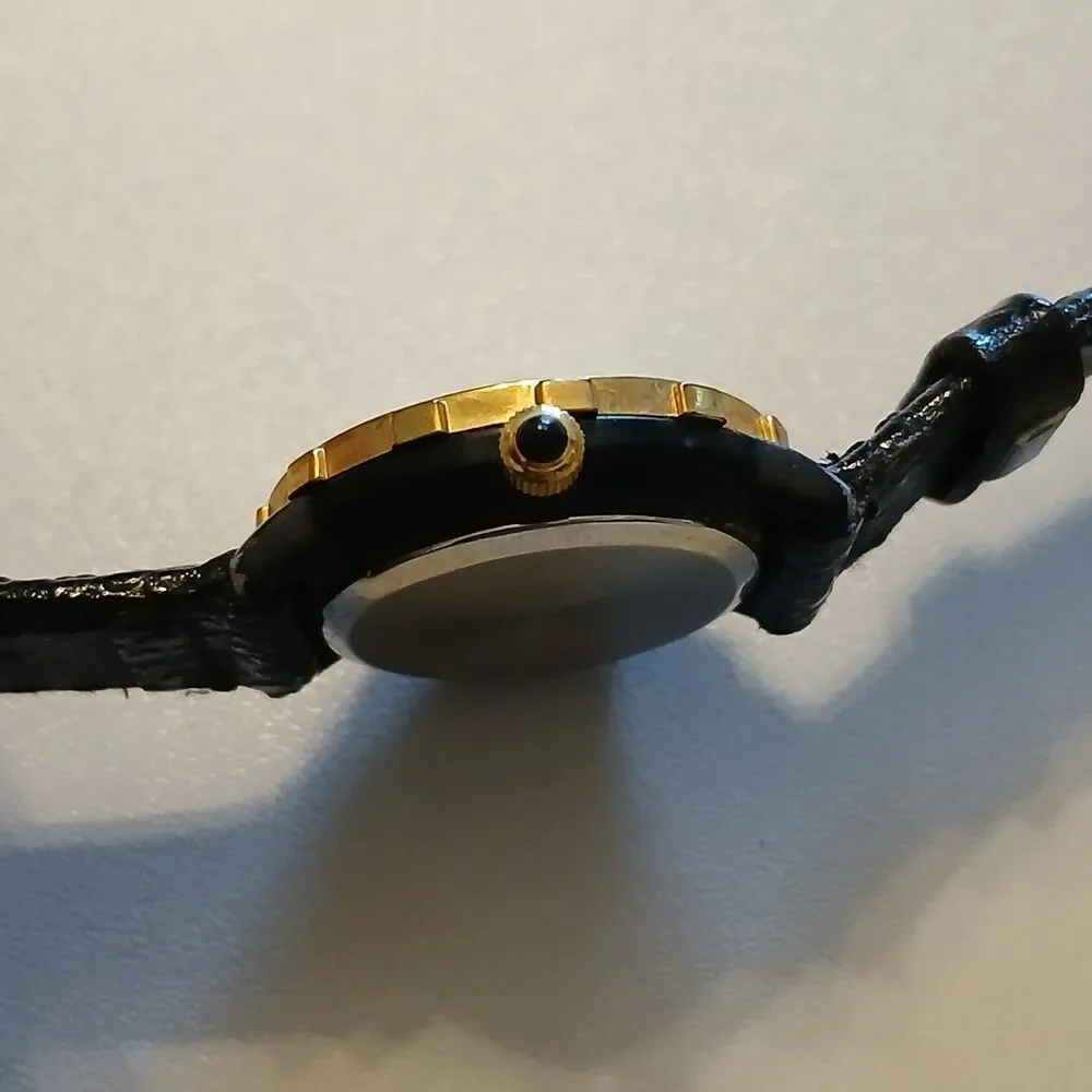 Vintage 90s Florida Gators Women's Watch 18K Micron Gold Plated Roman Bezel 24mm